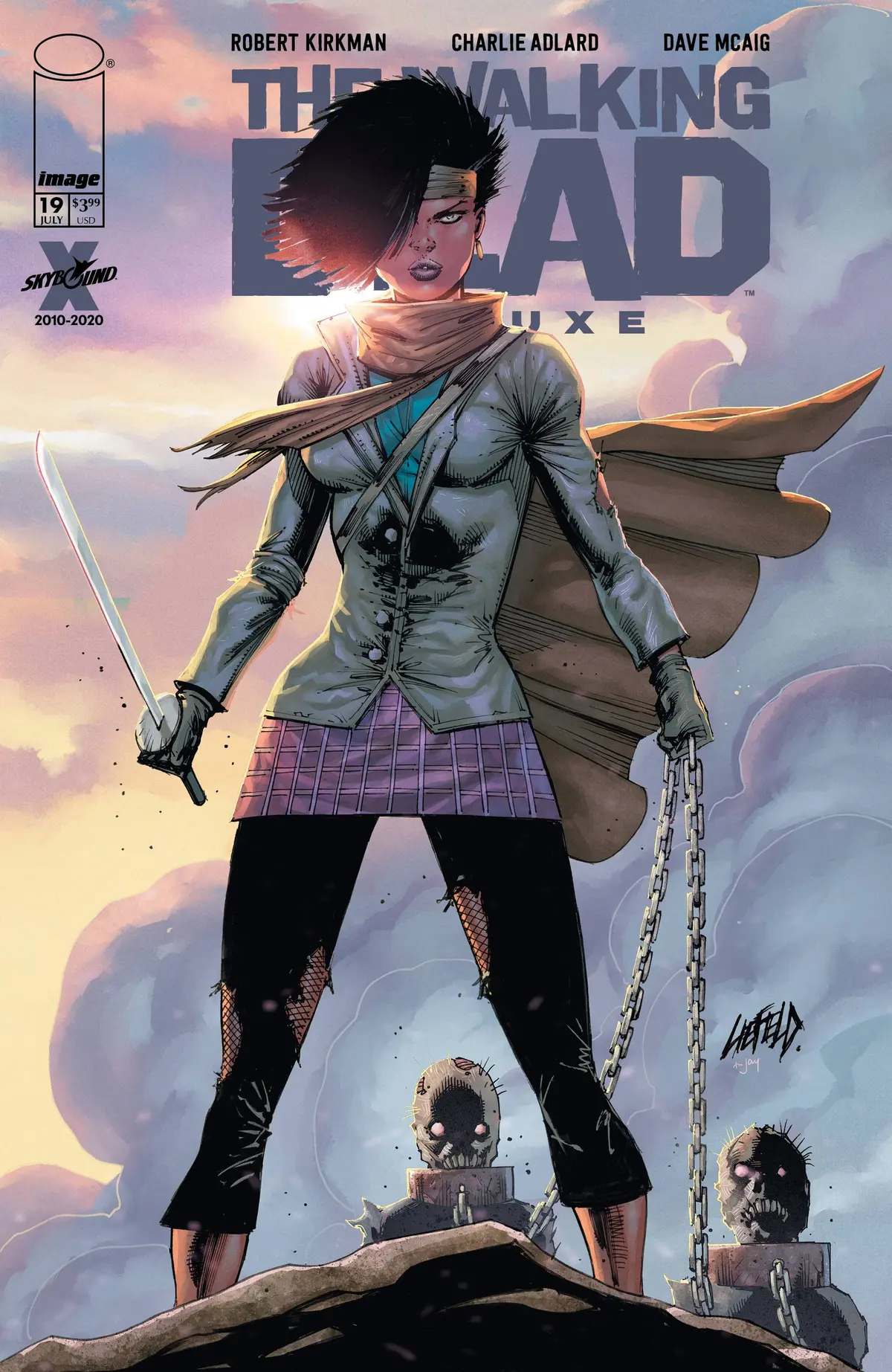 Walking Dead Dlx #19 Cvr F Liefled (Mr) 1