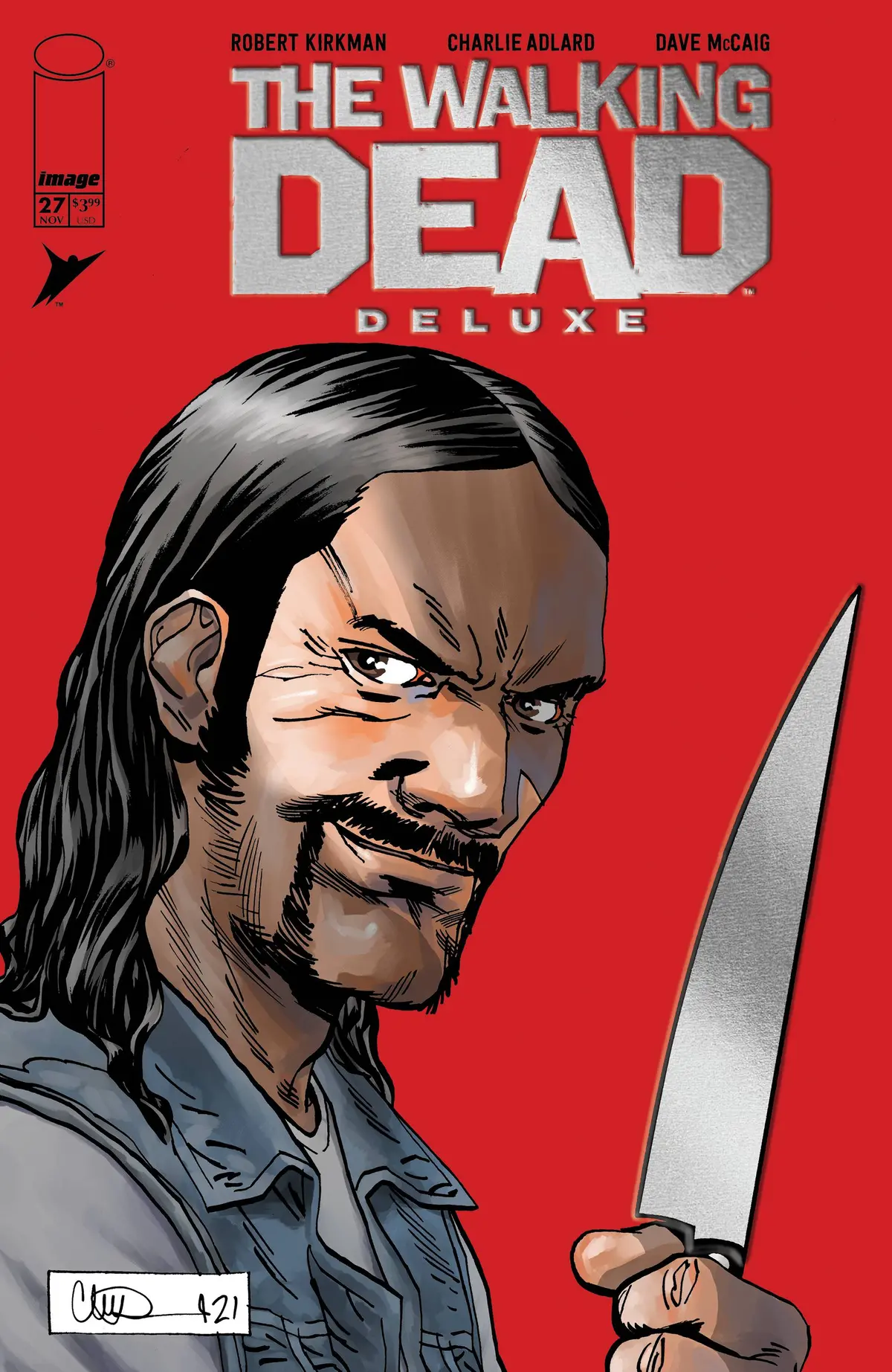 Walking Dead Dlx #27 Adlard Lcsd 2021 Var (Mr) 1