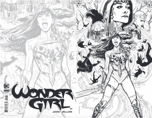 Wonder Girl #1 Inc 1:50 Joelle Jones B&W Card Stock Var 1