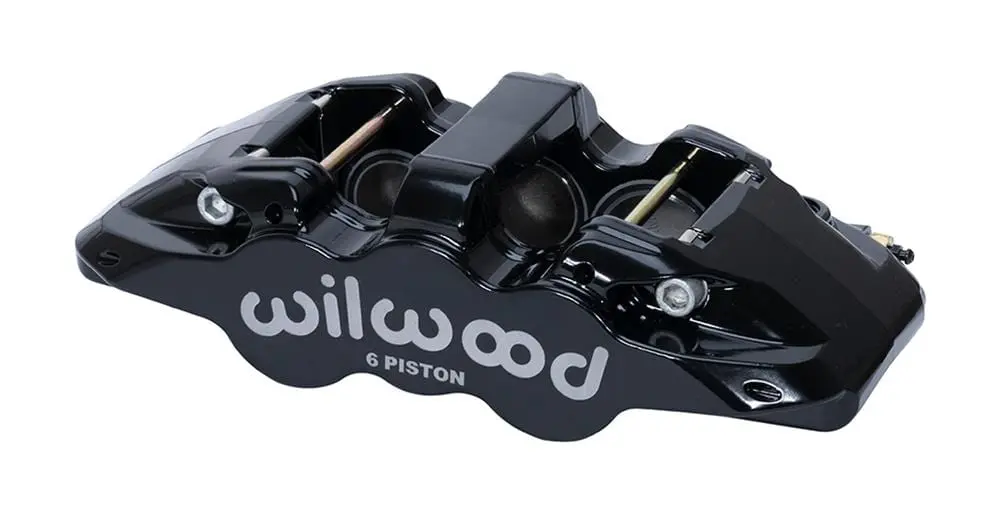 Wilwood Aero6-Ds Radial-Mount Brake Calipers – 6-Piston, Black Finish, 120-14442-Bk 1
