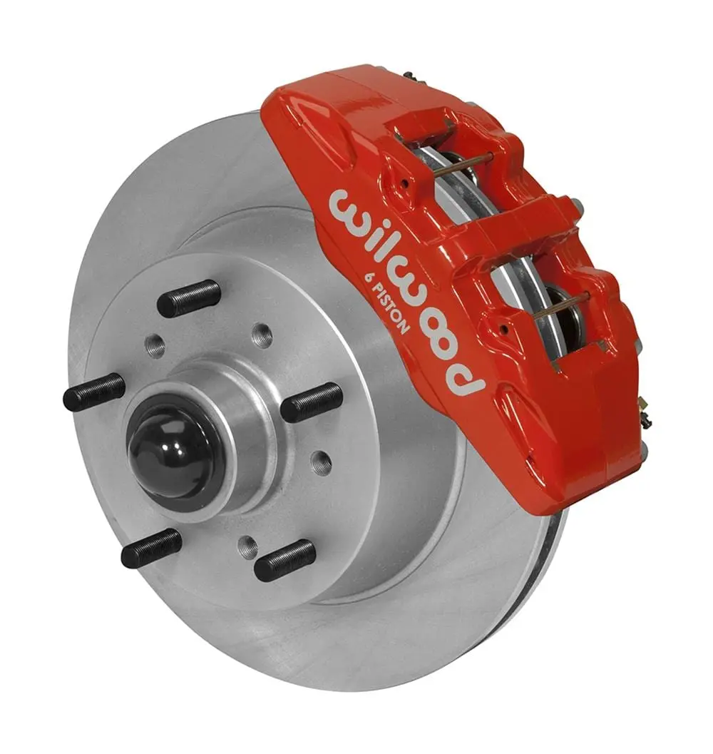 Wilwood 140-14607-R Classic Dynapro 6-Piston Front Brake Kit – Cast Iron Calipers 1