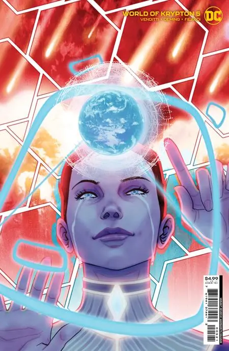World Of Krypton #5 Cvr B Sauvage Card Stock Var 1
