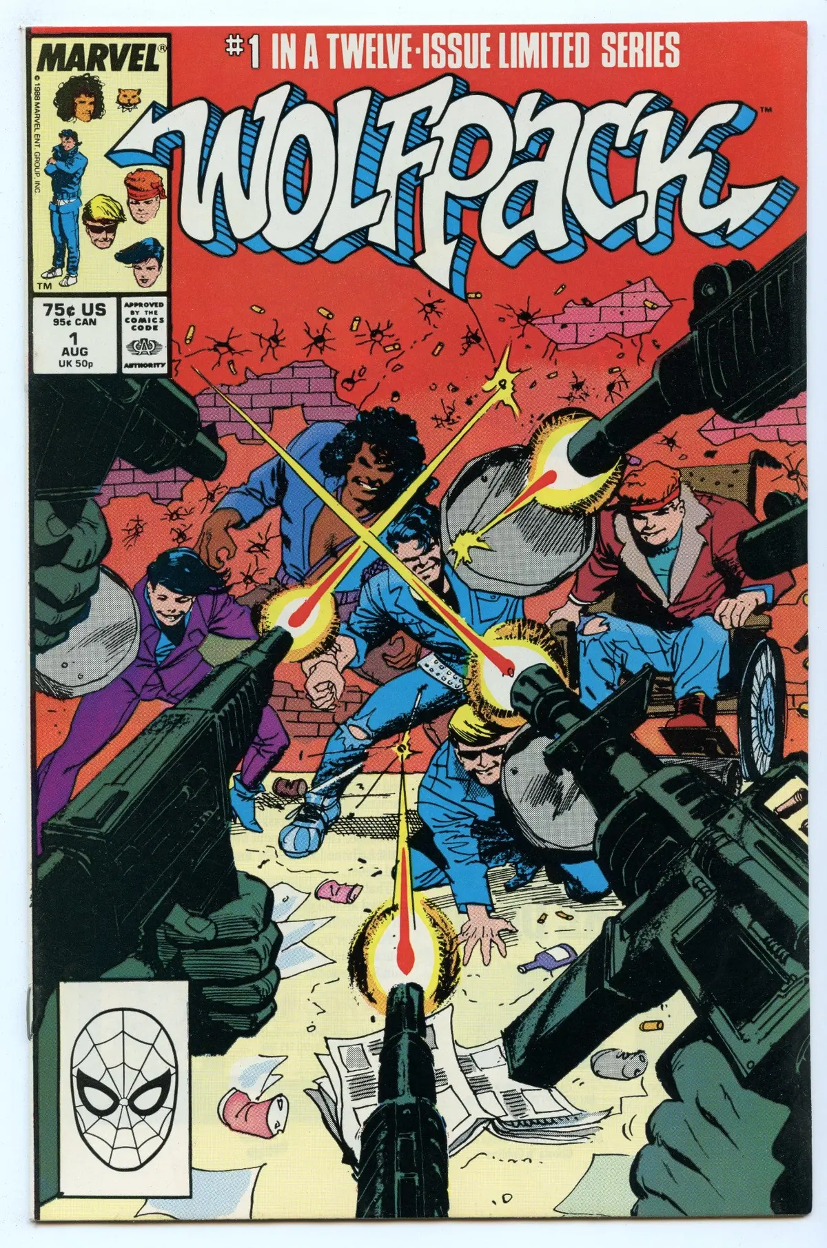 Wolfpack 1 (Aug 1988) Nm- (9.2) 1