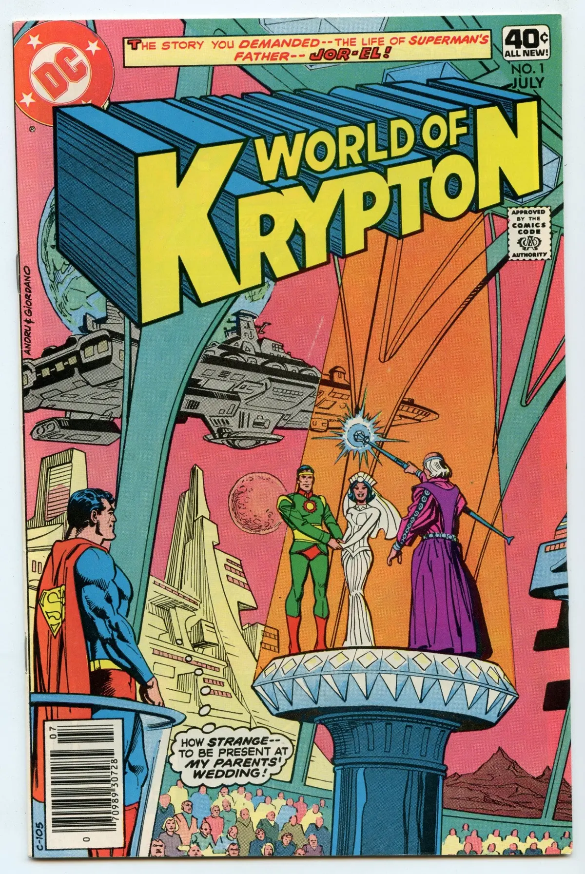 World Of Krypton 1 (Jul 1979) Vf/Nm (9.0) 1