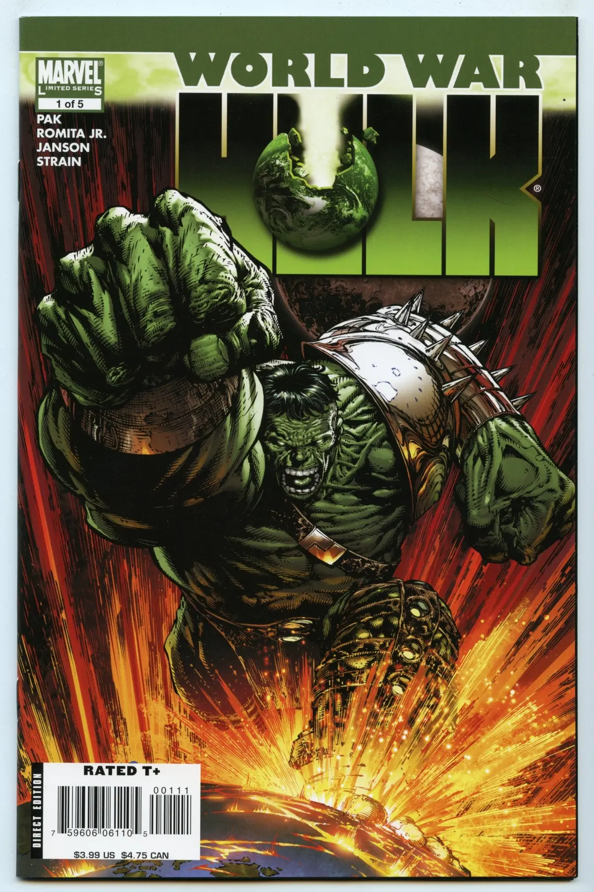 World War Hulk 1 (Aug 2007) Nm- (9.2) 1