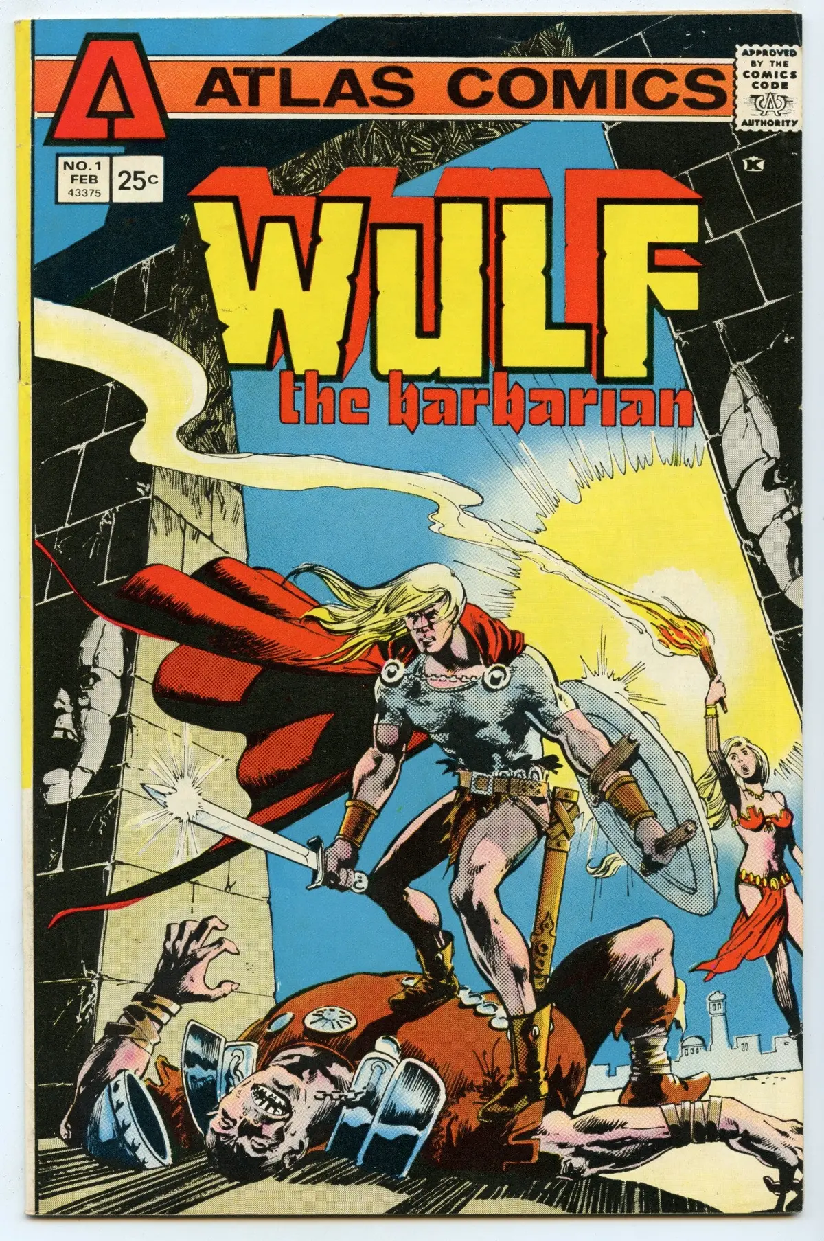 Wulf The Barbarian 1 (Feb 1975) Fi (6.0) 1