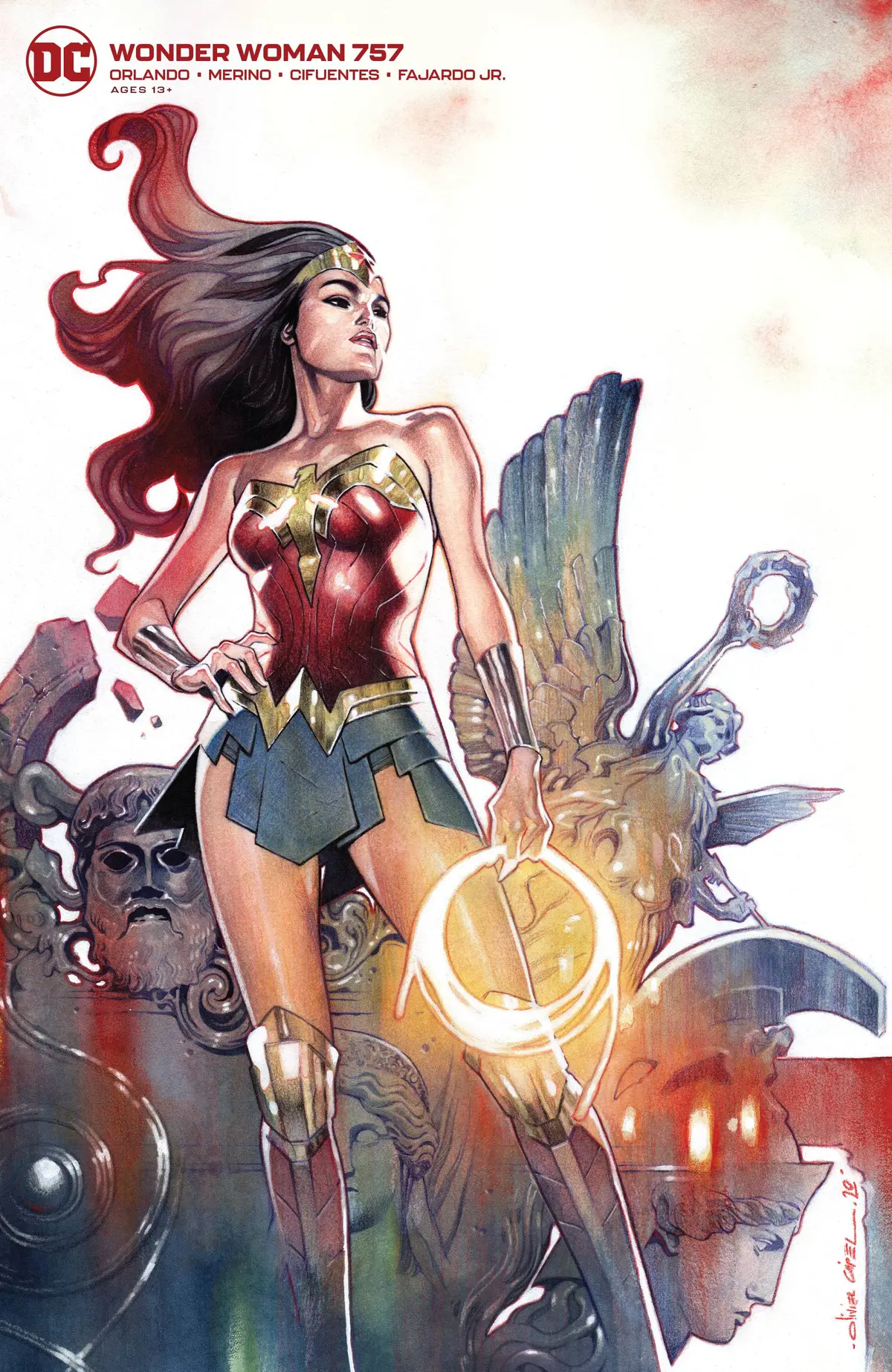 Wonder Woman #757 Card Stock Olivier Coipel Var Ed 1