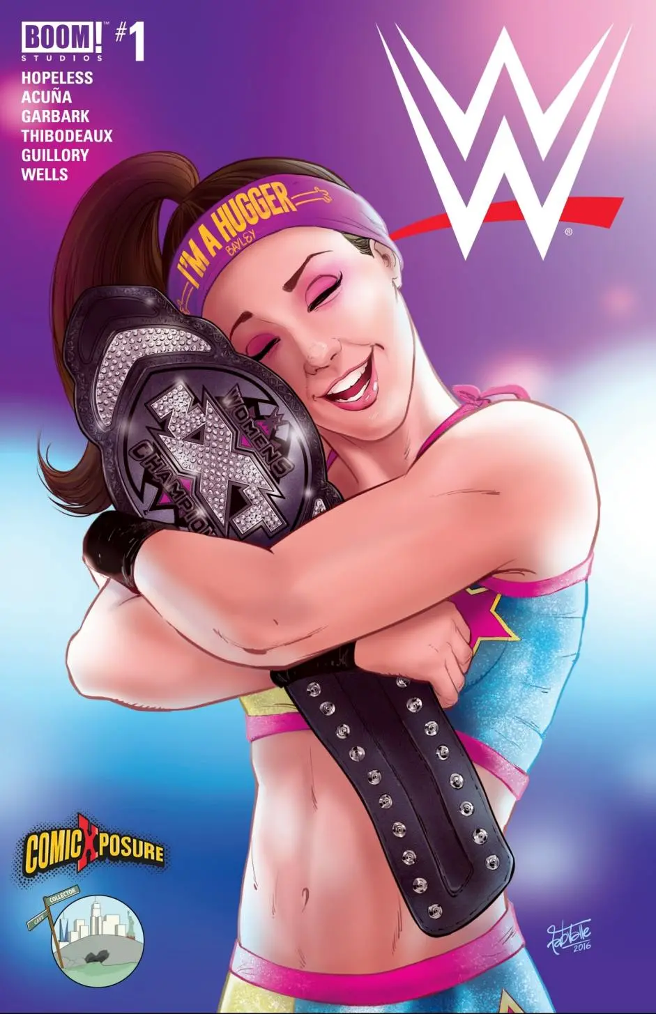 Wwe #1 Collector Cave Bayley Variant 1
