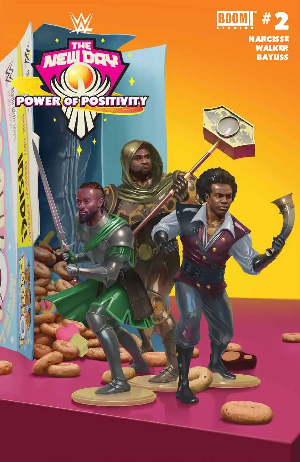 Wwe New Day Power Of Positivity #2 (Of 2) Cvr B Rahzzah 1