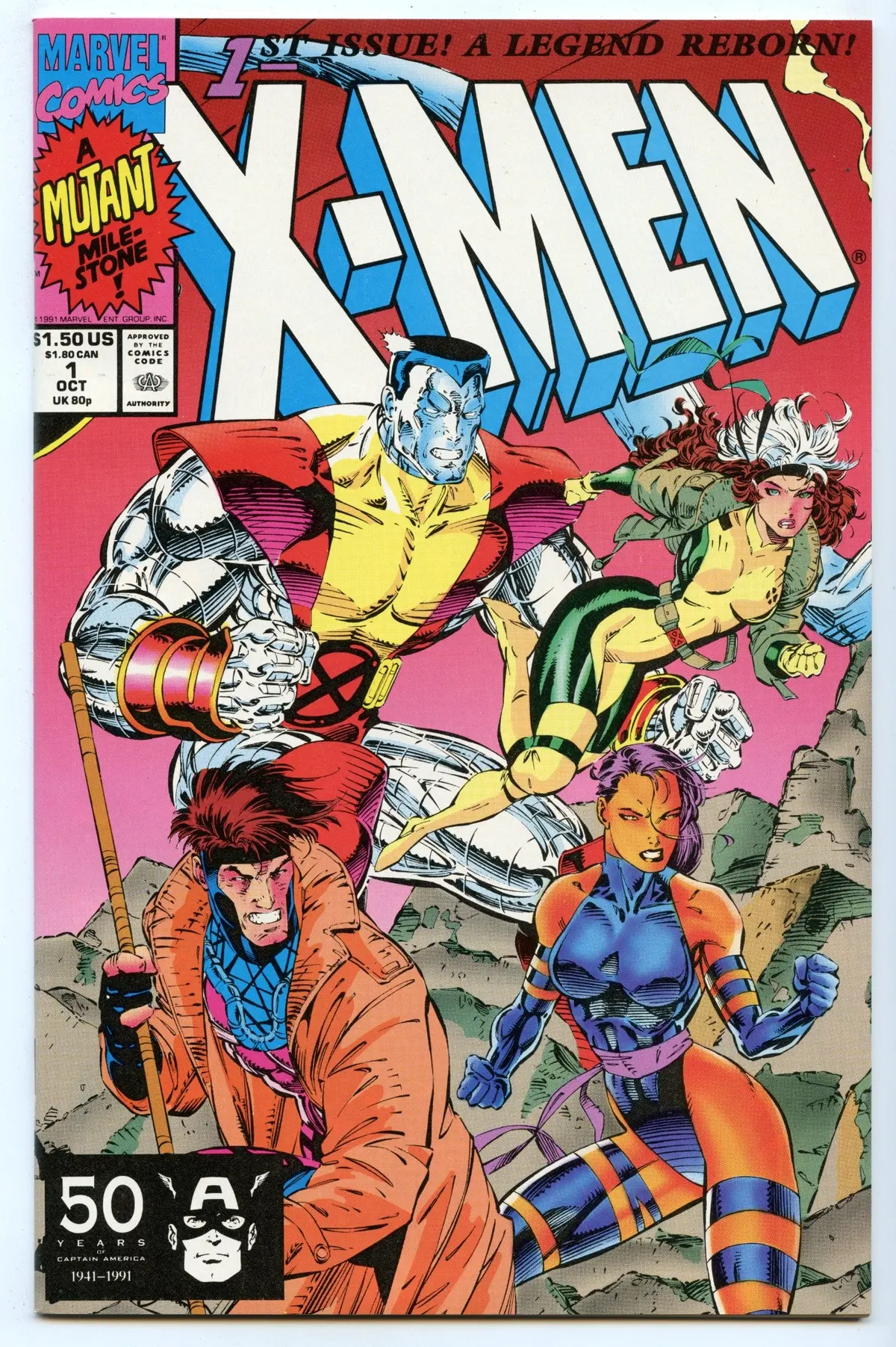 X-Men 1 (Oct 1991) Vf/Nm (9.0) - Cover B 1