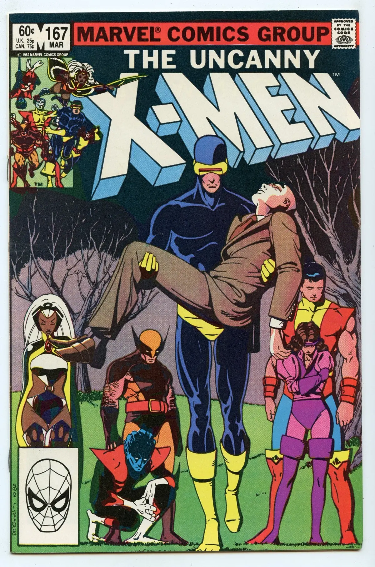 Uncanny X-Men 167 (Mar 1983) Nm- (9.2) 1