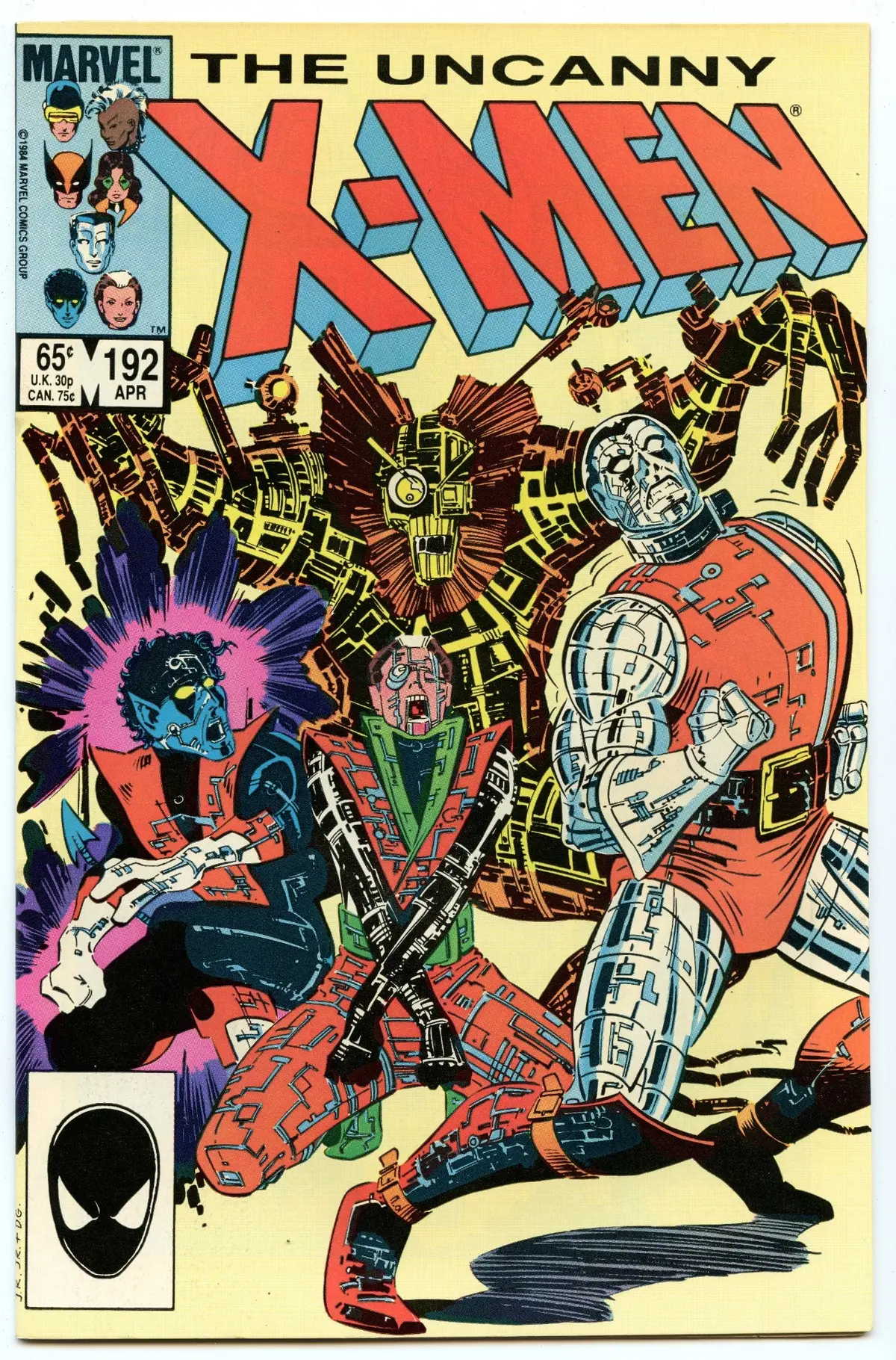 Uncanny X-Men 192 (Apr 1985) Nm- (9.2) 1