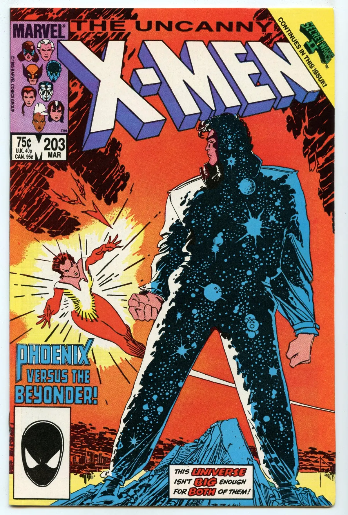 Uncanny X-Men 203 (Mar 1986) Nm- (9.2) 1