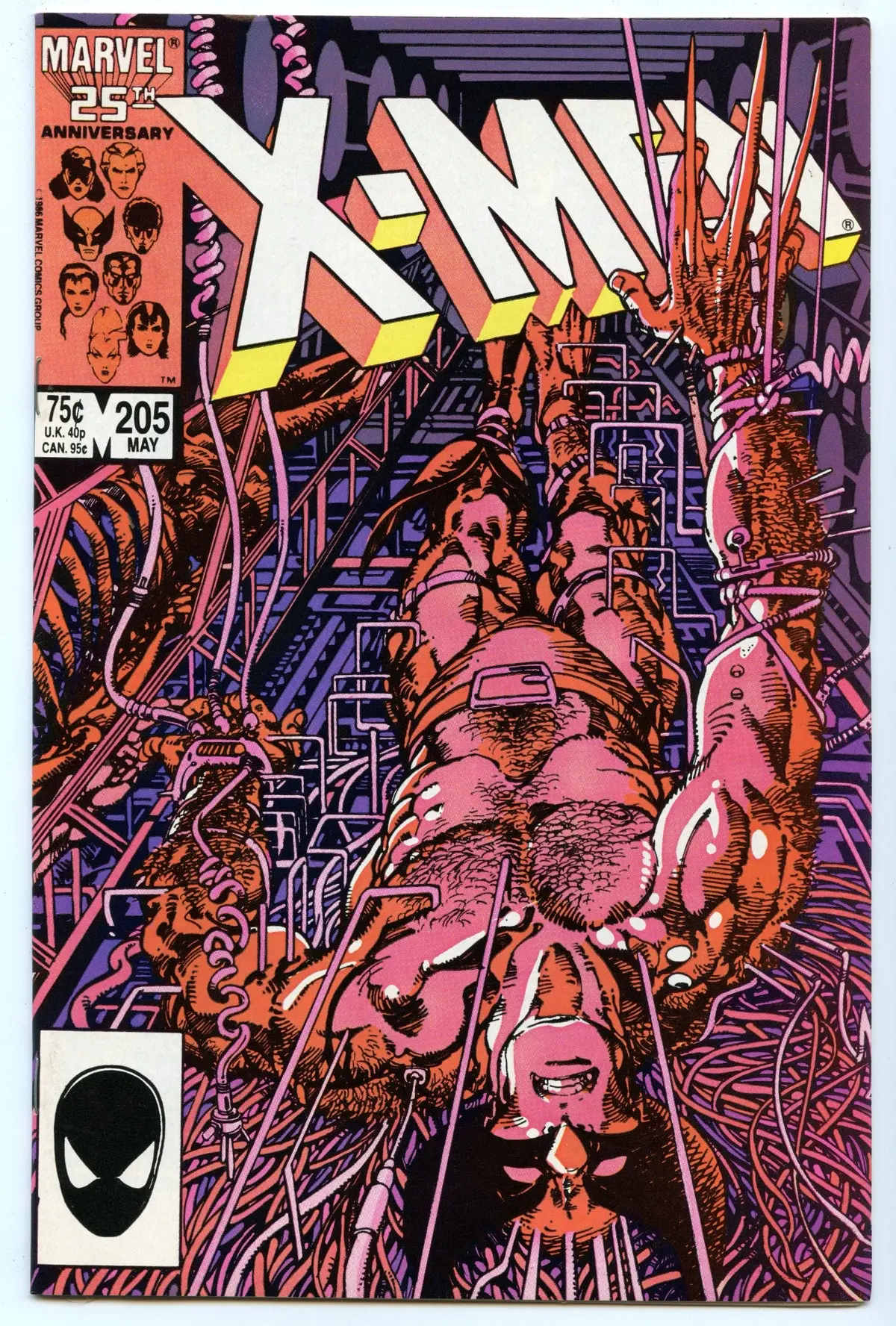 Uncanny X-Men 205 (May 1986) Nm- (9.2) 1