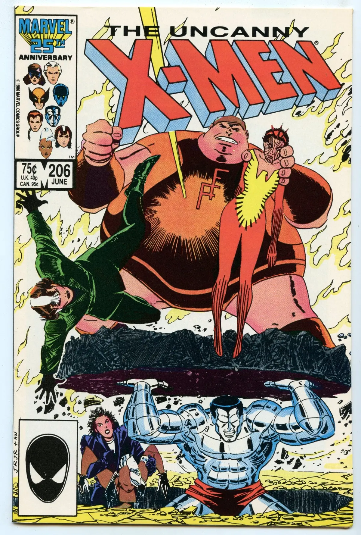 Uncanny X-Men 206 (Jun 1986) Nm- (9.2) 1