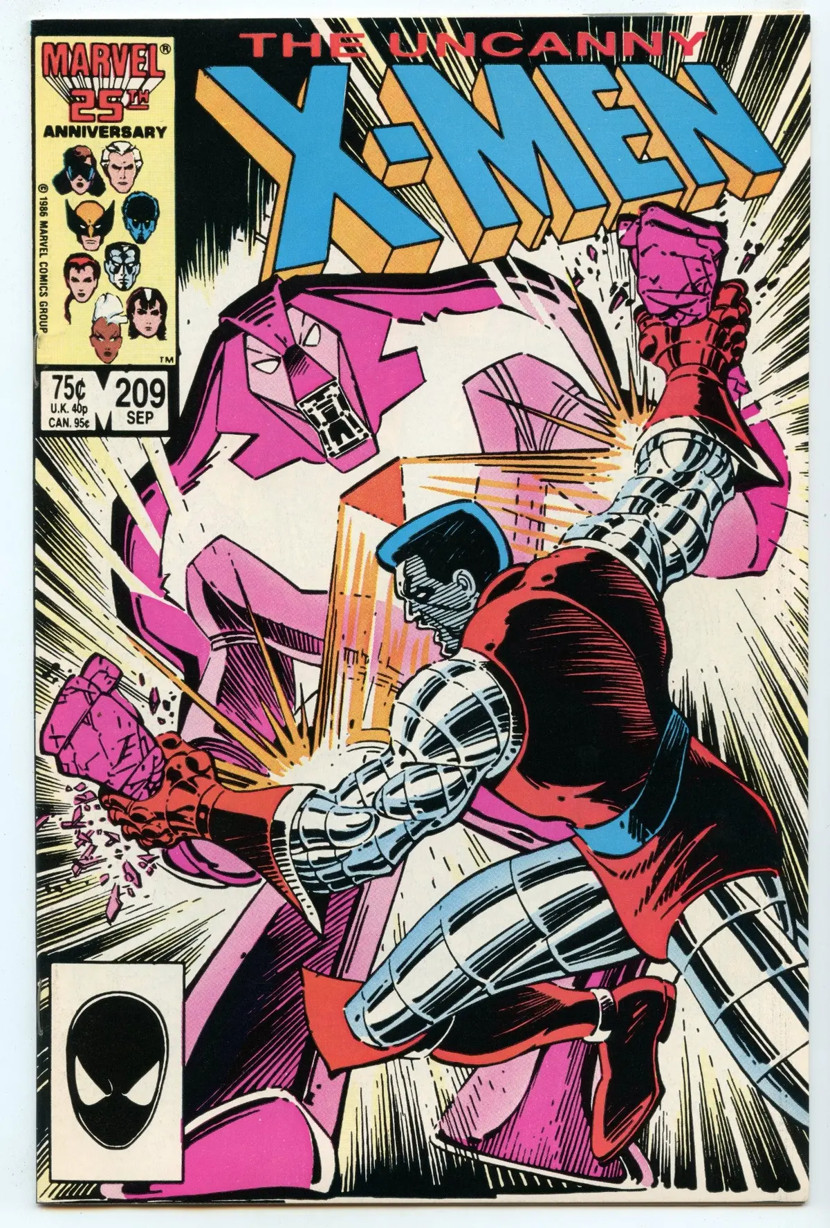 Uncanny X-Men 209 (Sep 1986) Nm- (9.2) 1