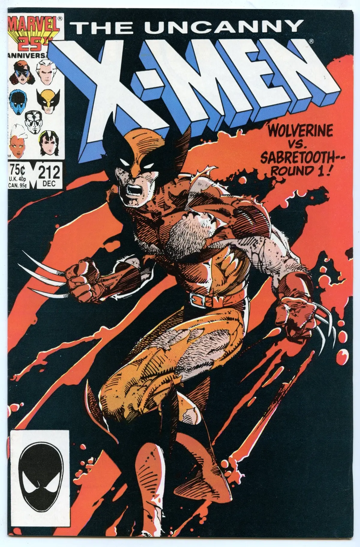 Uncanny X-Men 212 (Dec 1986) Nm- (9.2) 1
