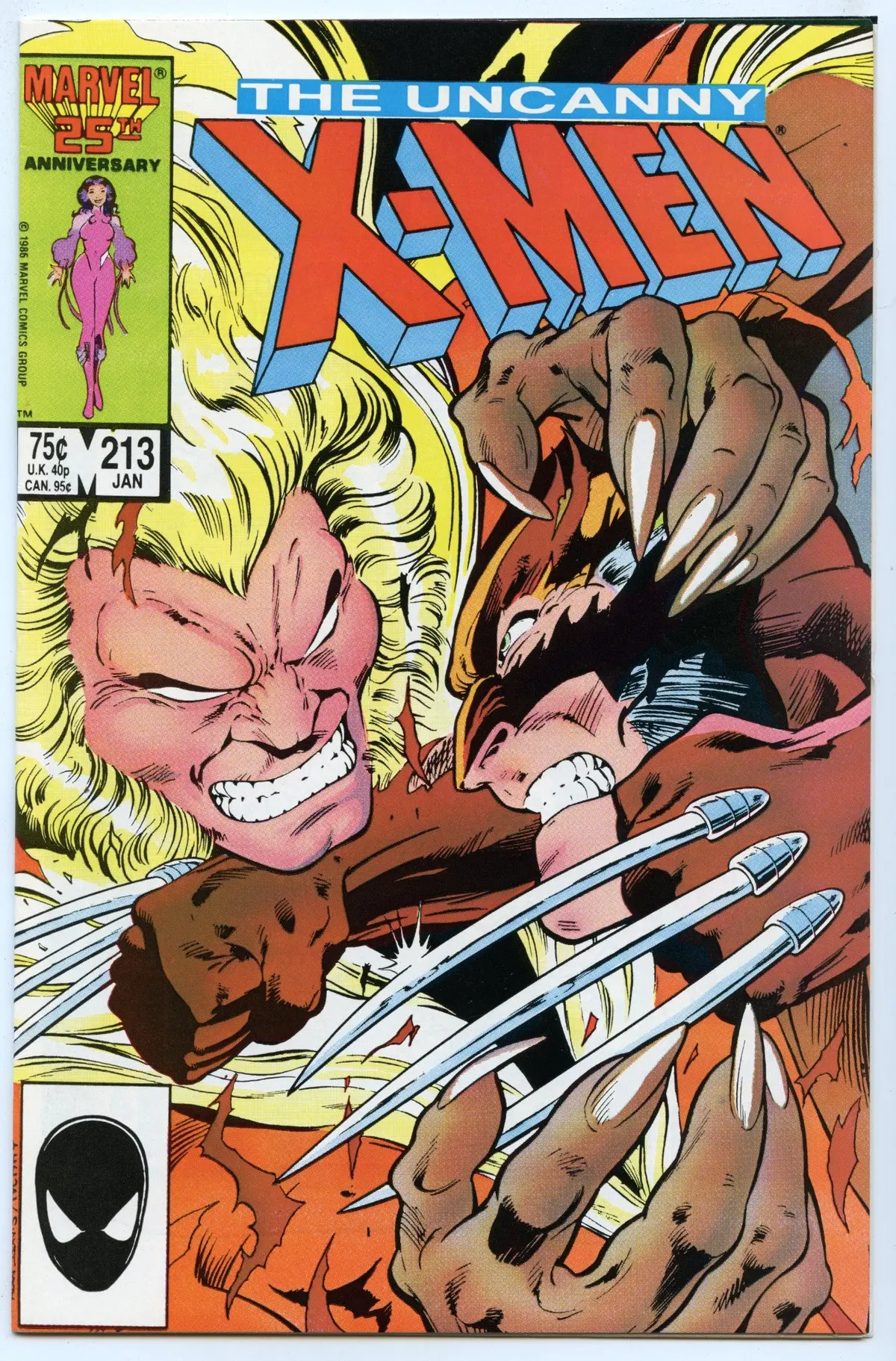 Uncanny X-Men 213 (Jan 1987) Nm- (9.2) 1