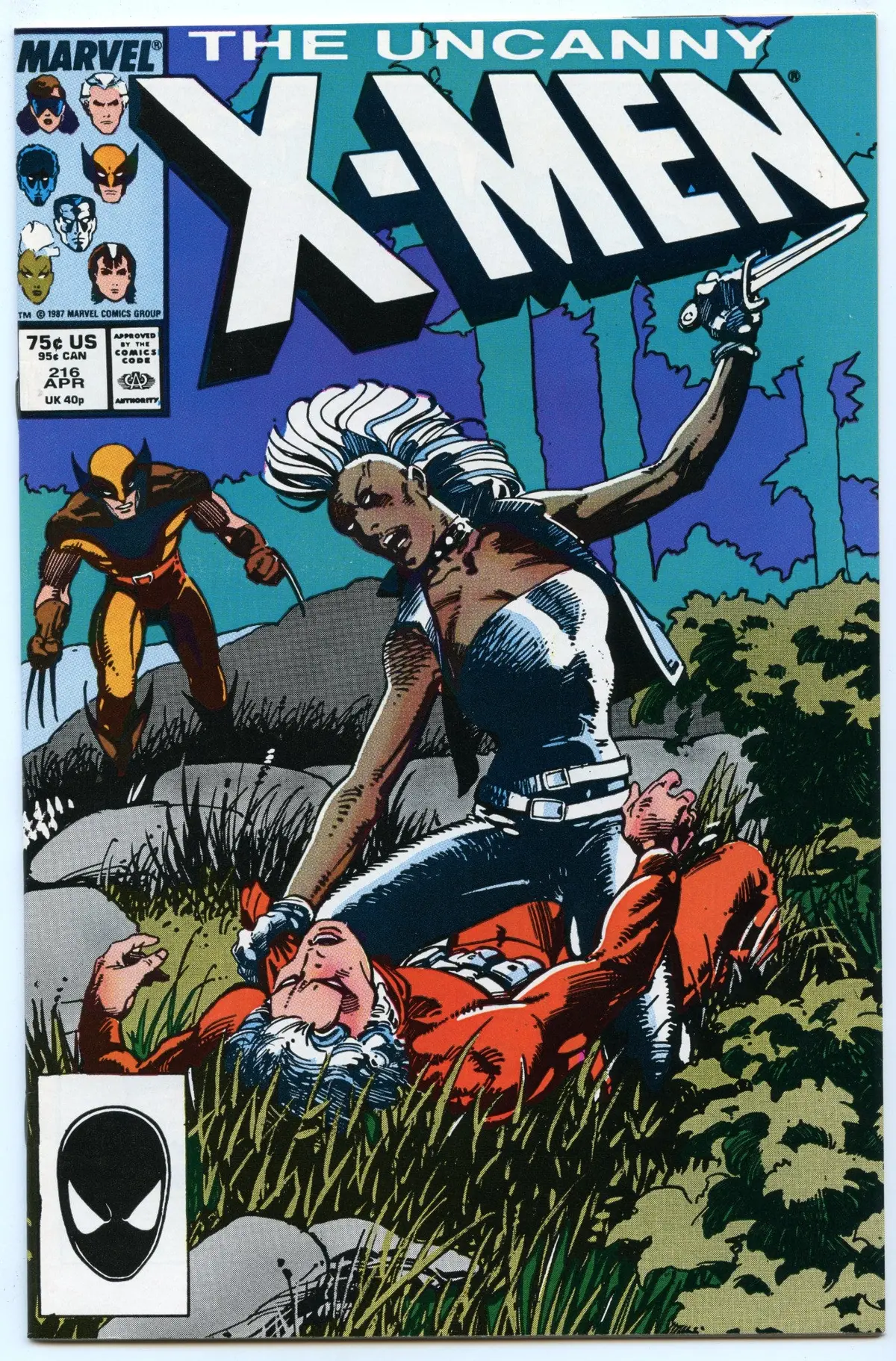 Uncanny X-Men 216 (Apr 1987) Nm- (9.2) 1