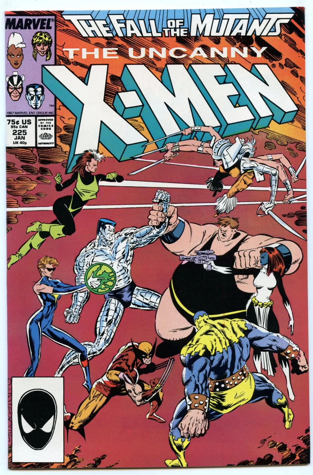 Uncanny X-Men 225 (Jan 1988) Nm- (9.2) 1