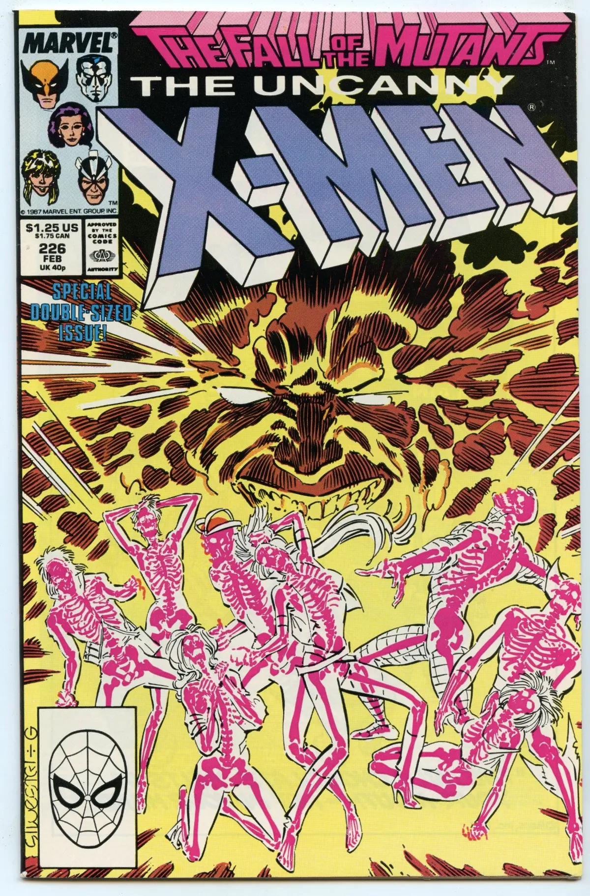 Uncanny X-Men 226 (Feb 1988) Nm- (9.2) 1