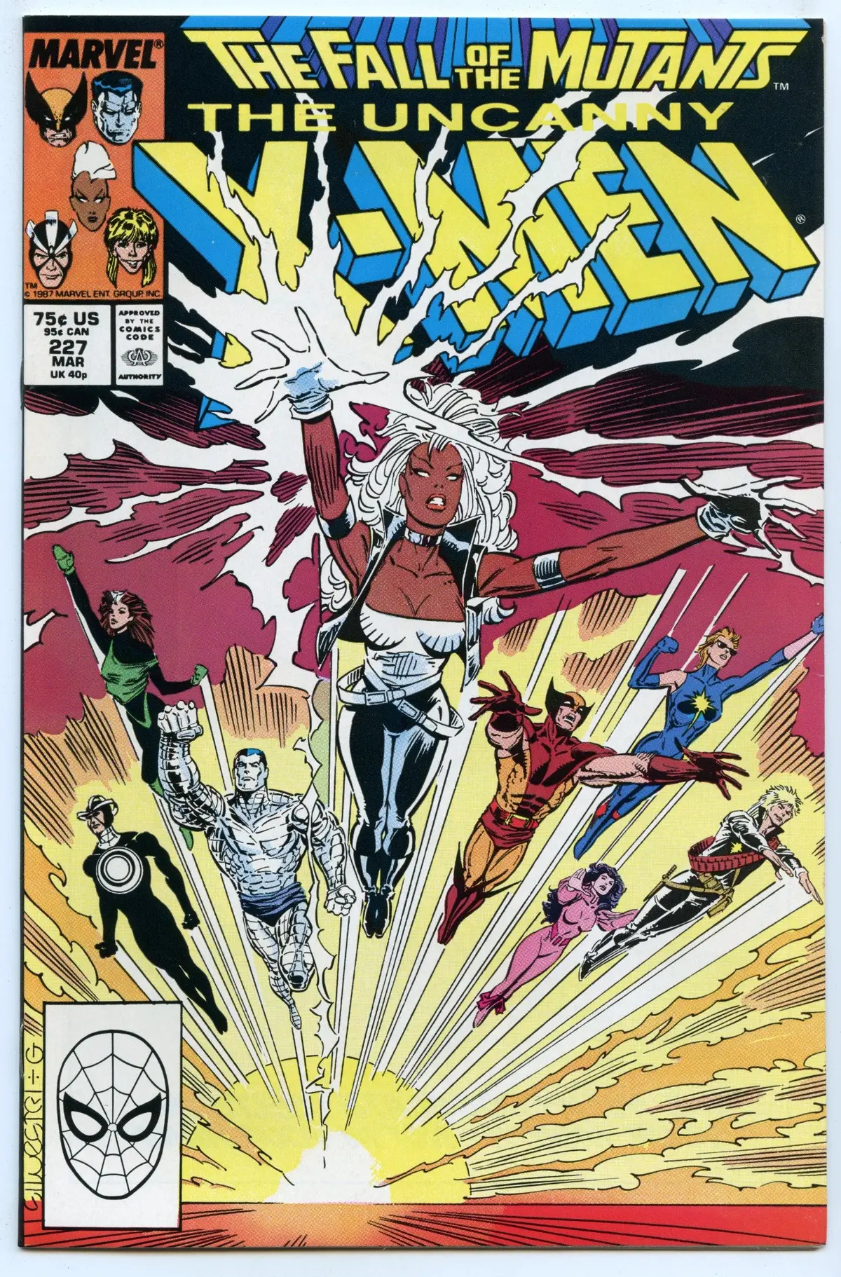 Uncanny X-Men 227 (Mar 1988) Nm- (9.2) 1