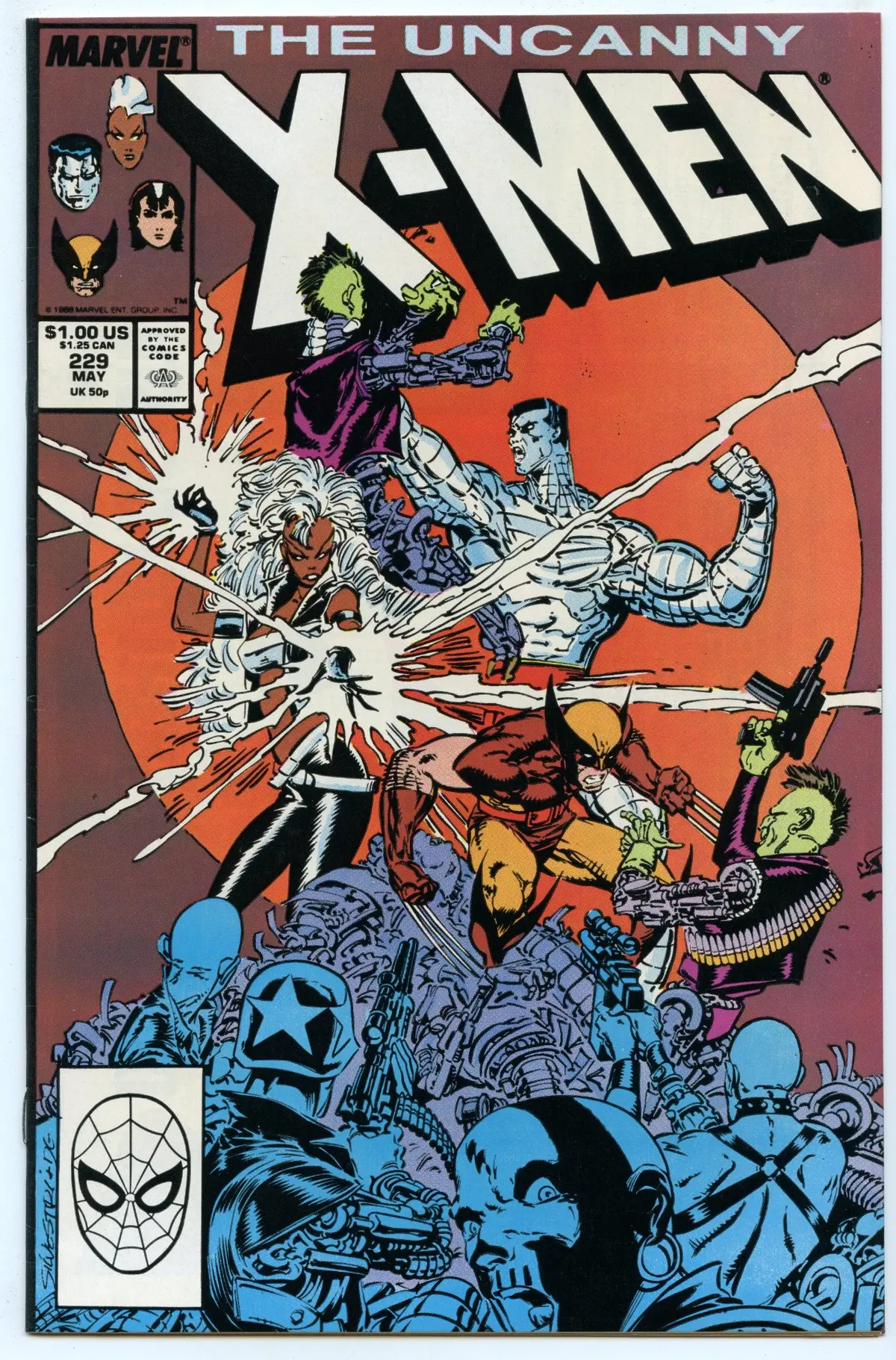 Uncanny X-Men 229 (May 1988) Nm- (9.2) 1