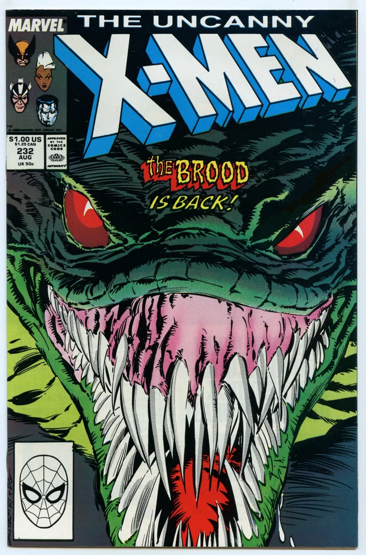 Uncanny X-Men 232 (Aug 1988) Nm- (9.2) 1
