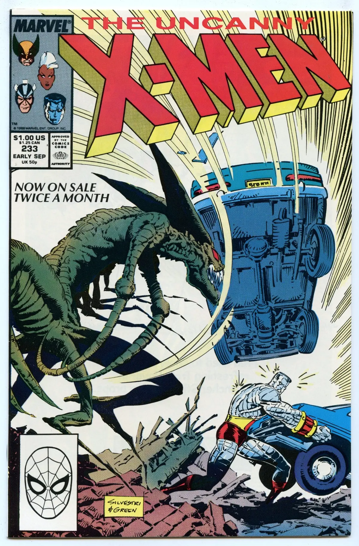 Uncanny X-Men 233 (Sep 1988) Nm- (9.2) 1