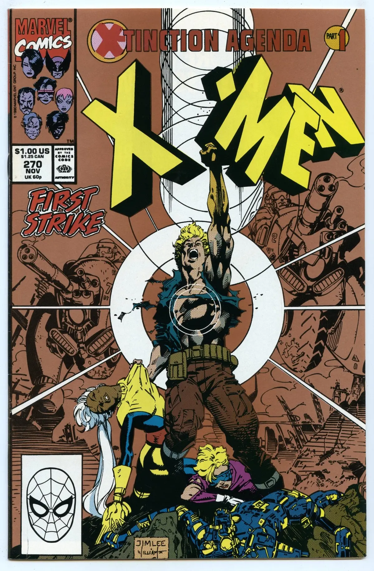 Uncanny X-Men 270 (Nov 1990) Nm (9.2) - 2Nd Print 1
