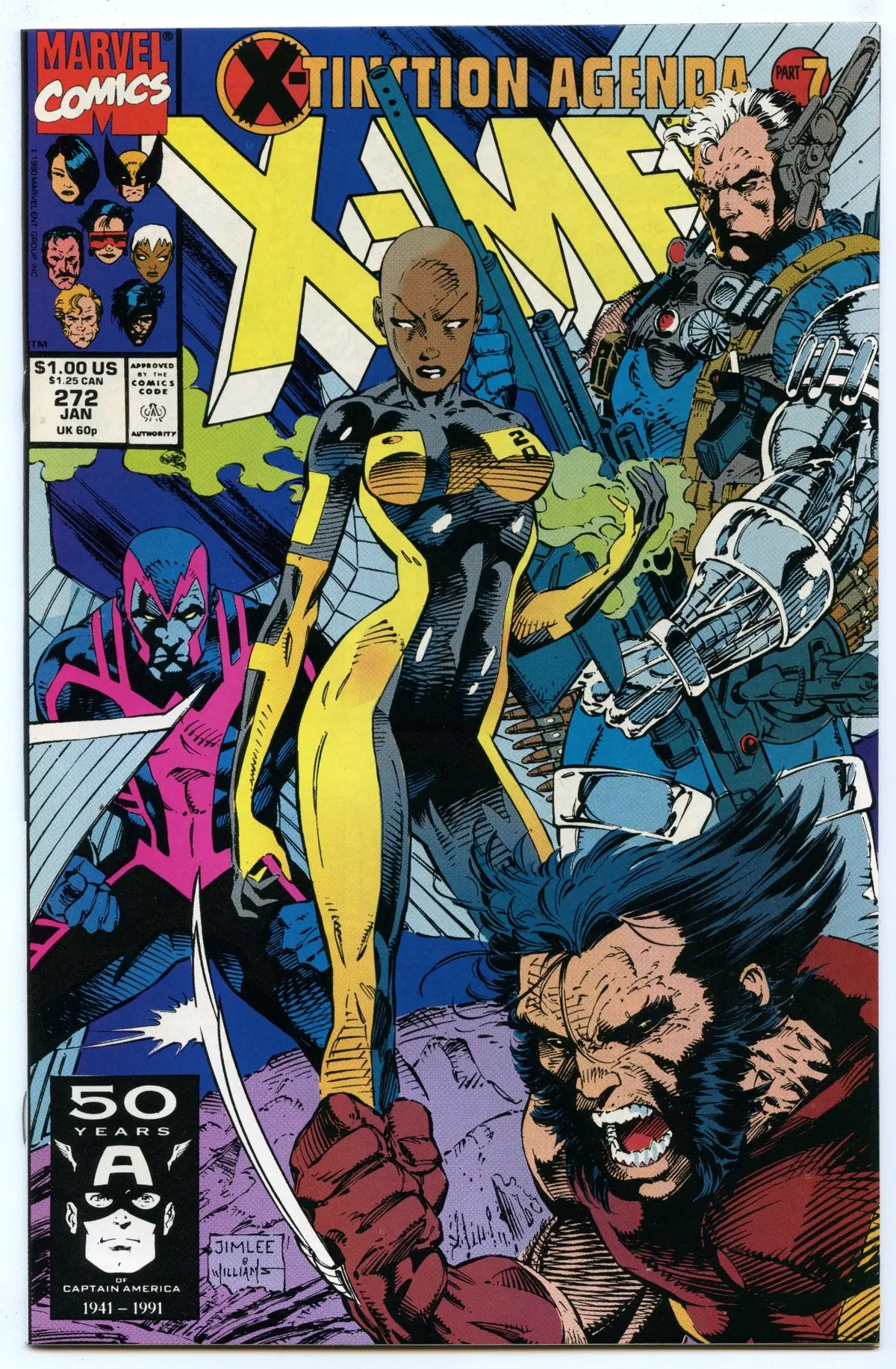 Uncanny X-Men 272 (Jan 1991) Nm- (9.2) 1