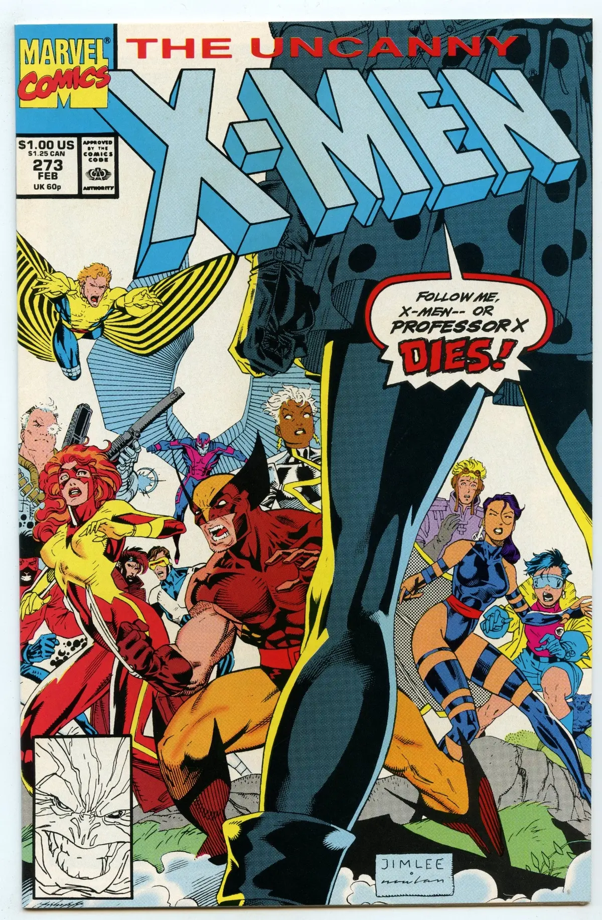 Uncanny X-Men 273 (Feb 1991) Nm- (9.2) 1
