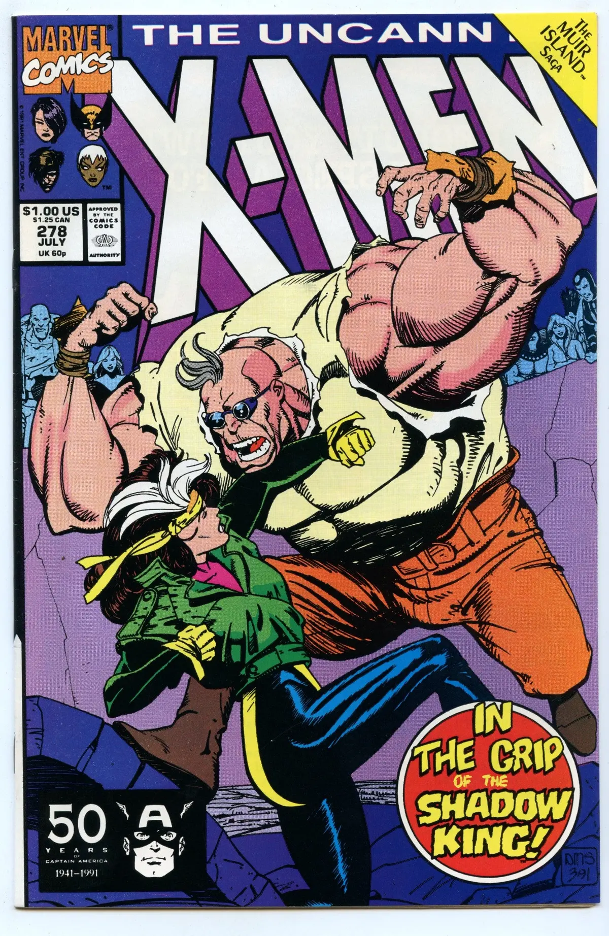 Uncanny X-Men 278 (Jul 1991) Nm- (9.2) 1