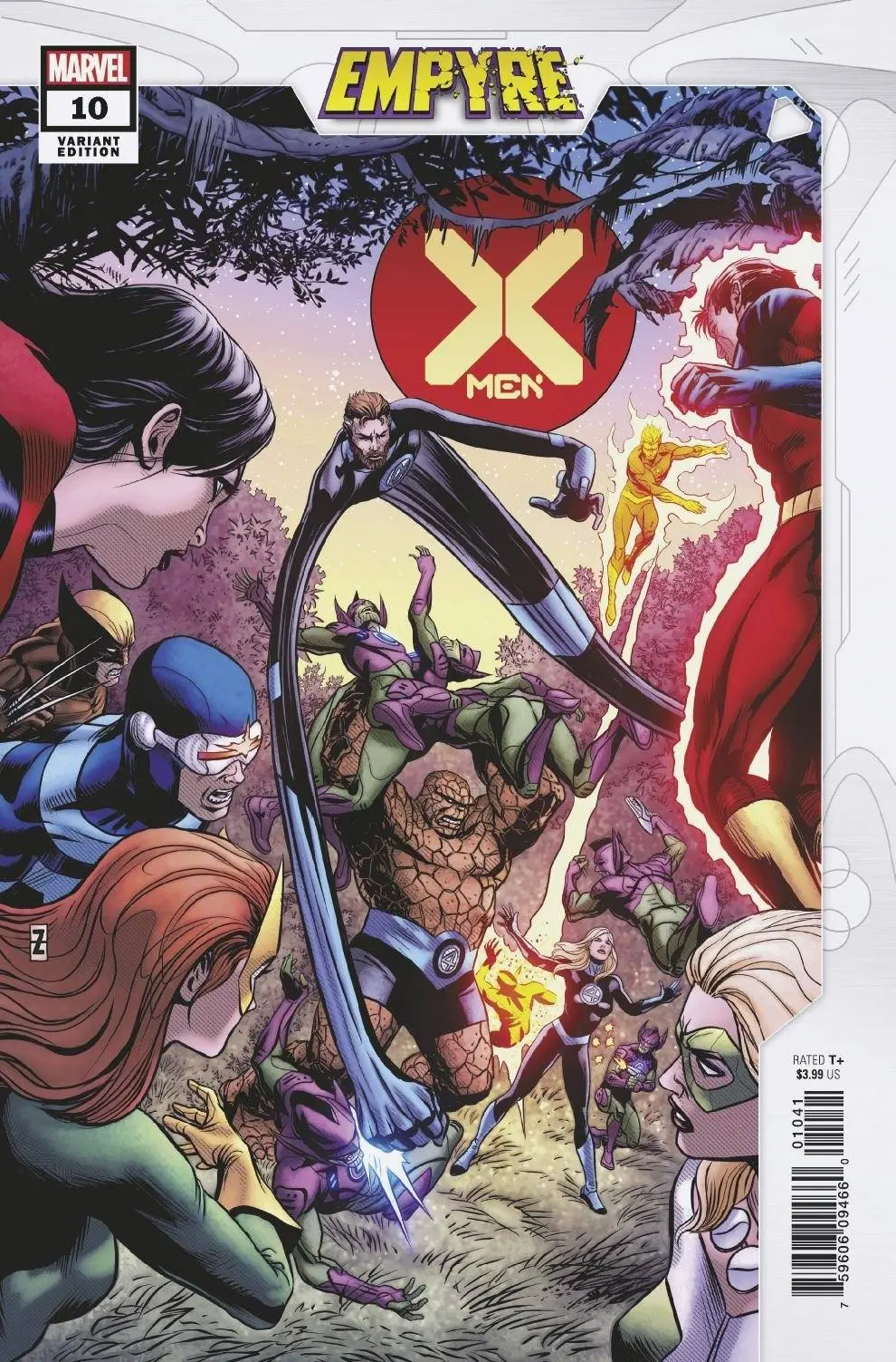 X-Men #10 Zircher Confrontation Var Emp 1