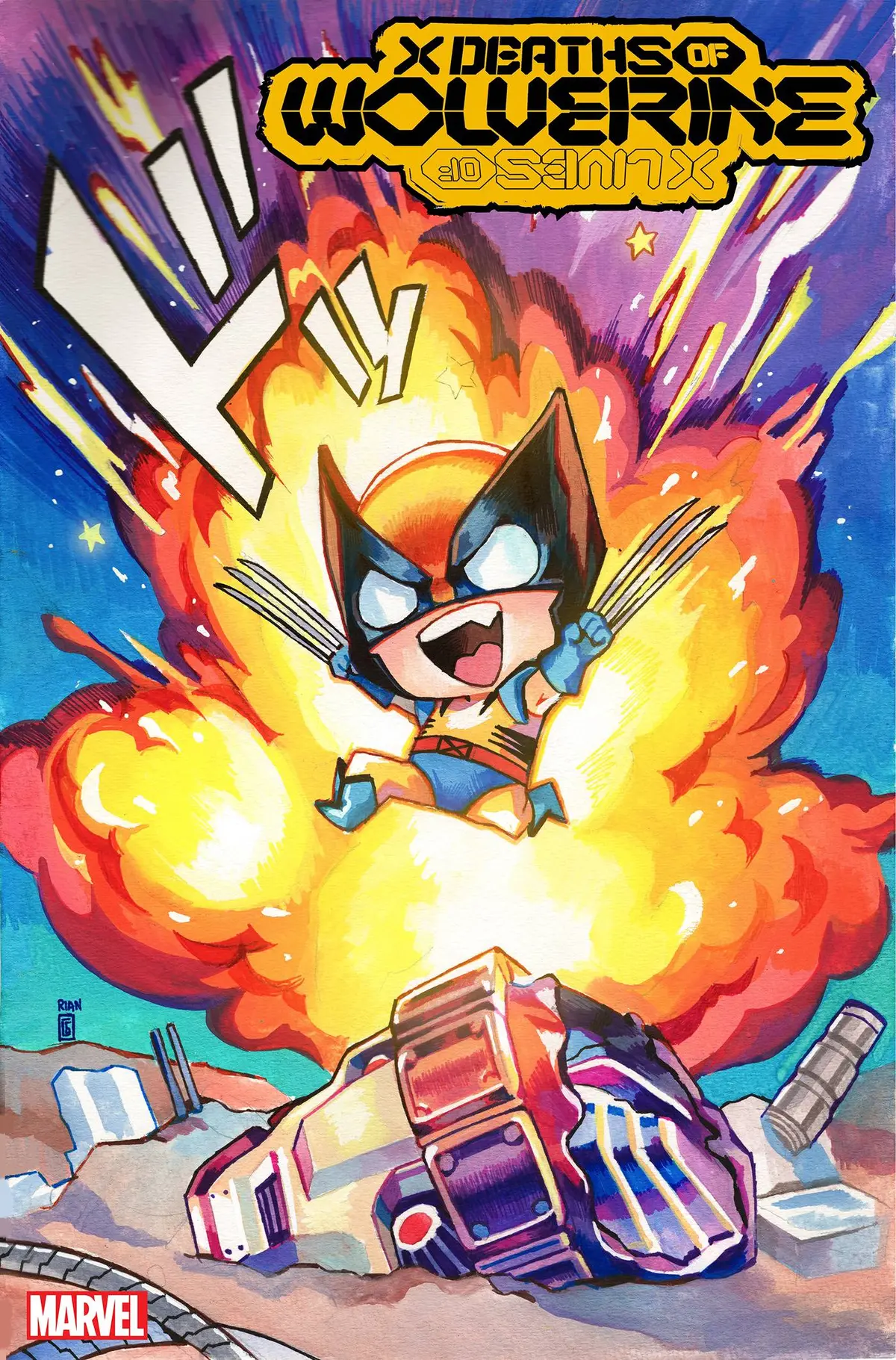 X Deaths Of Wolverine #5 (Of 5) Gonzales Anime Style Var 1