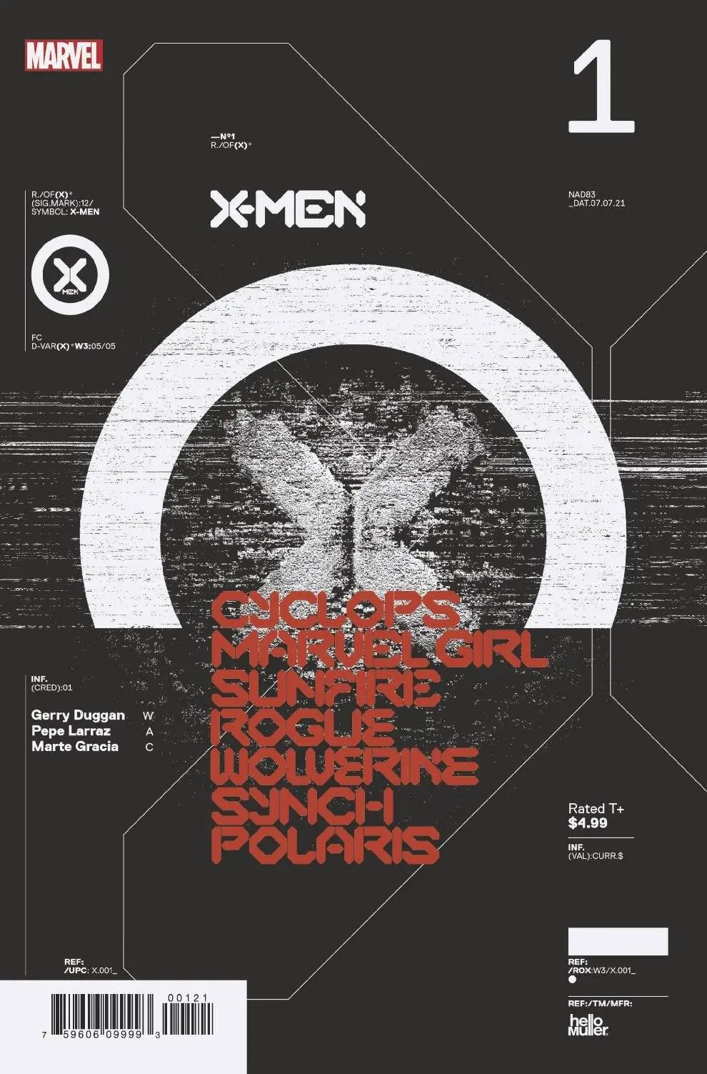 X-Men #1 Muller Design Var 1