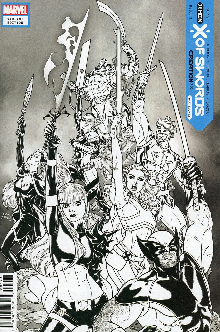 X Of Swords Creation #1 Dauterman Launch Sketch Var 1