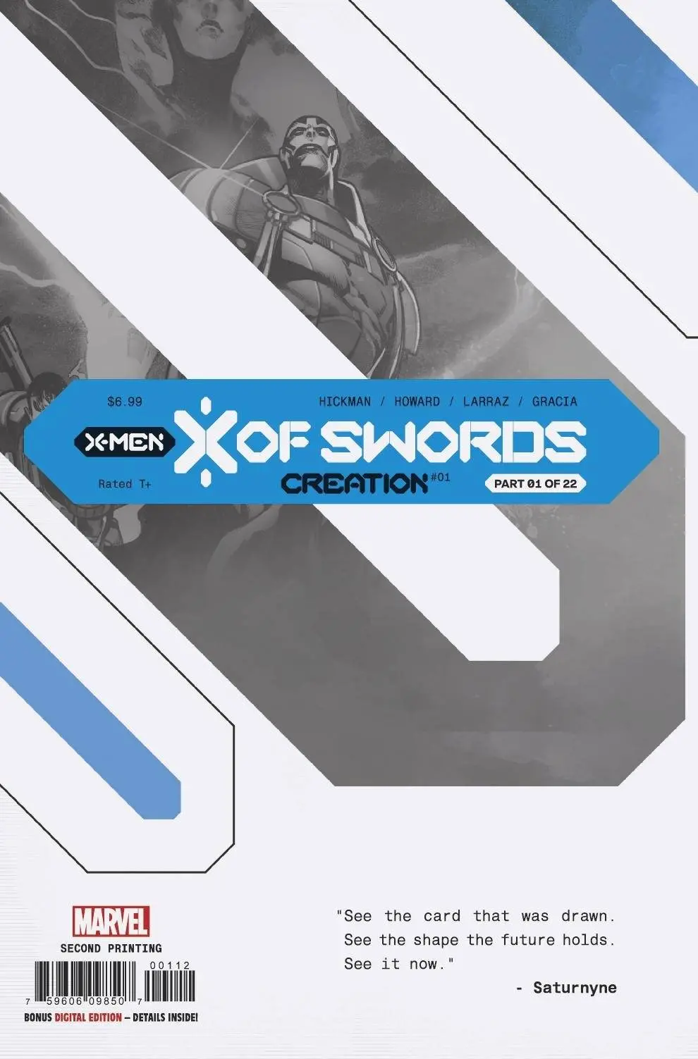 X Of Swords Creation #1 2Nd Ptg Larraz Var 1