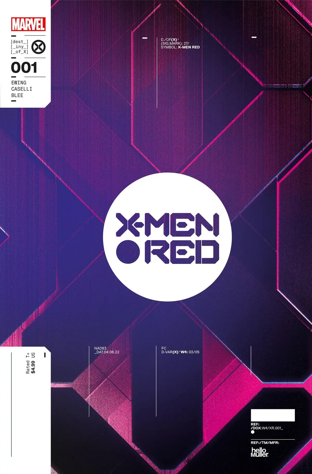 X-Men Red #1 Muller Design Var 1