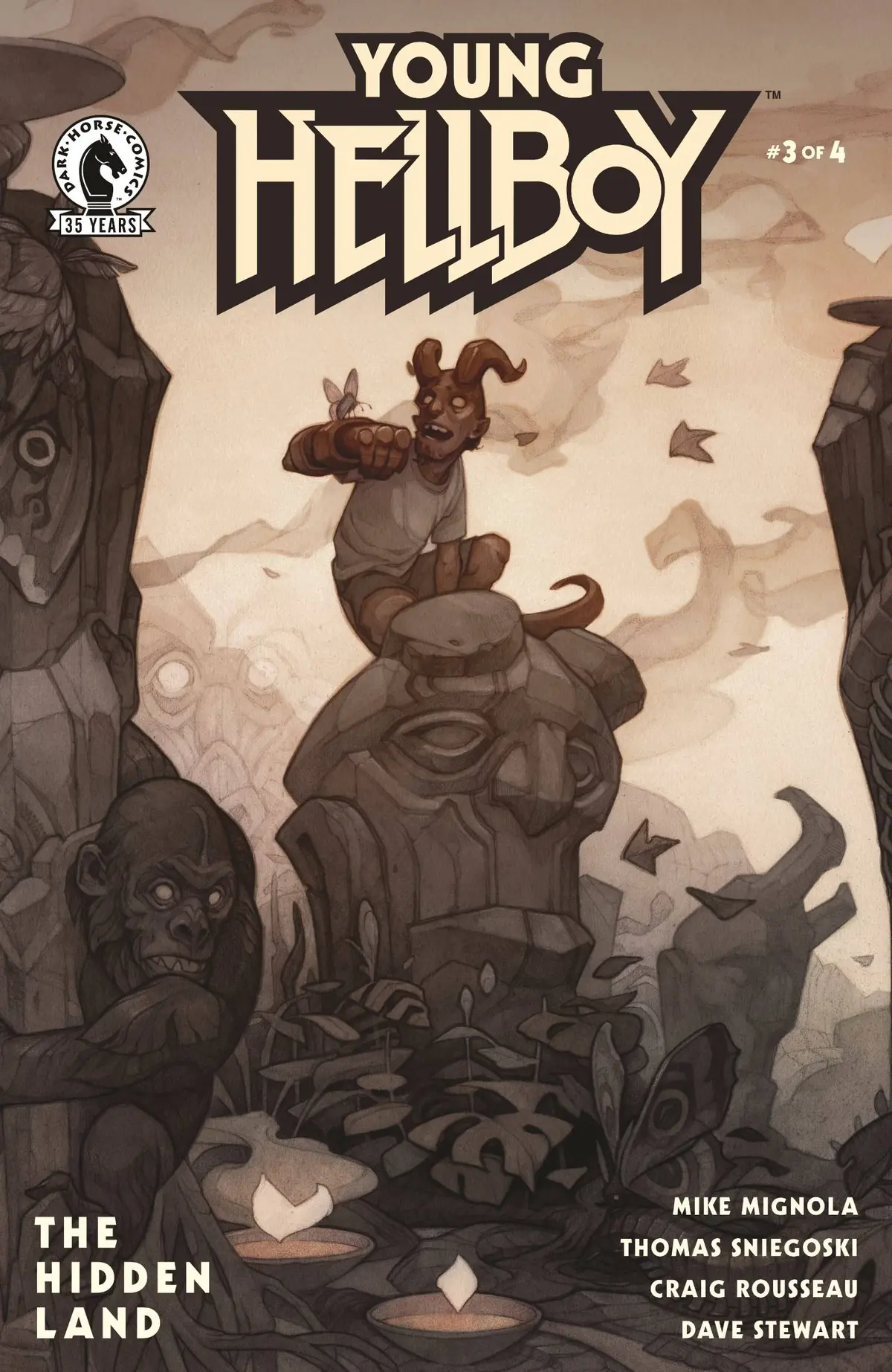 Young Hellboy The Hidden Land #3 (Of 4) Cvr B Beckert 1