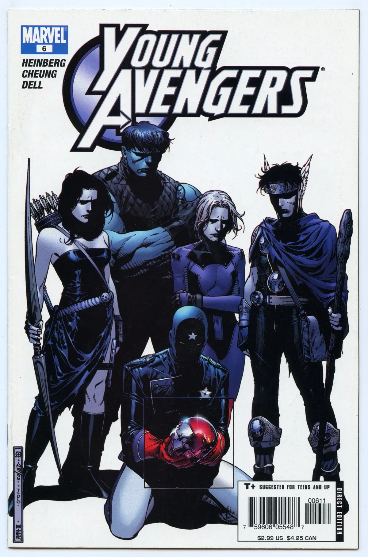 Young Avengers 6 (Sep 2005) Nm- (9.2) - 1St Cassie Lang As Stature 1