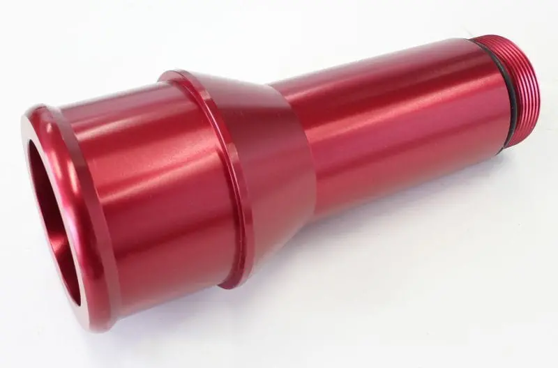 Red Radiator Hose Adapter Fitting – An-Style, 1" Id, High-Temp Resistant (Af64-2083R) 1