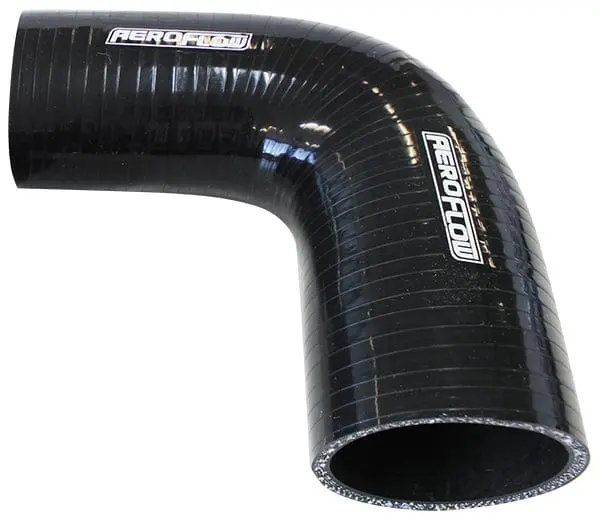 Gloss Black 90° Silicone Hose Reducer – 70Mm To 57Mm (2-3/4" To 2-1/4") 1