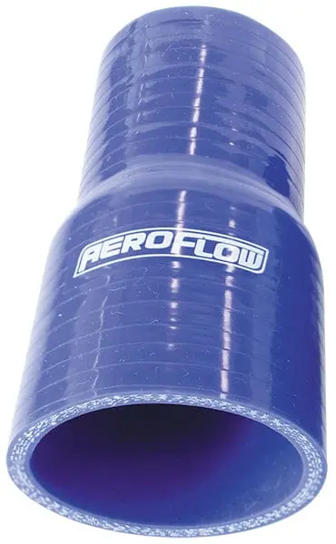 Gloss Blue Straight Silicone Hose Reducer: 82Mm To 63Mm (3-1/4" To 2-1/2") 1