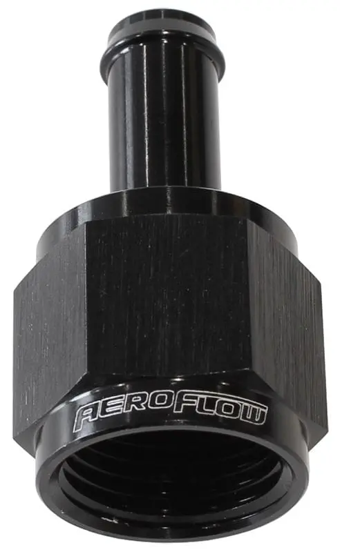 3/8" To -8An Female Black Anodized Straight Hose Barb Af411-08-06Blk 1