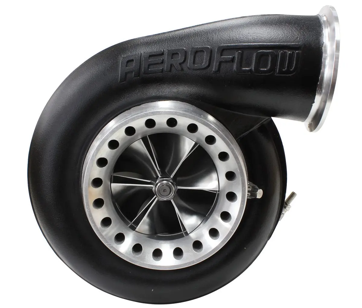 Boosted 8888 V-Band Turbocharger Assembly - 1600Hp, Hi-Temp Black Coating (Af8006-6003Bl) 1