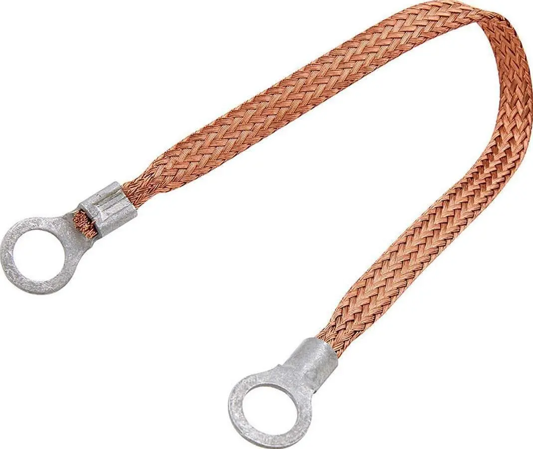Allstar Performance Braided Ground Strap – 24-Inch Flexible Copper Cable For Reliable Earthing 1