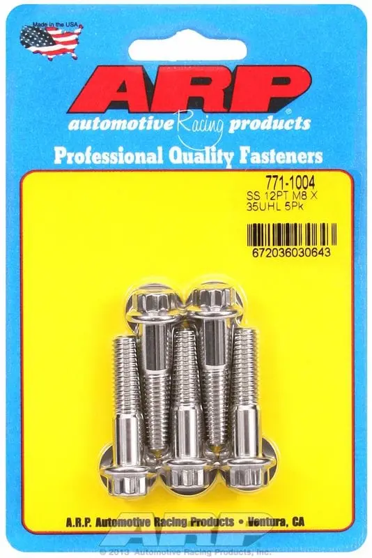 Stainless Steel 12-Point Bolt Kit (5-Pack) – Ar771-1004 1