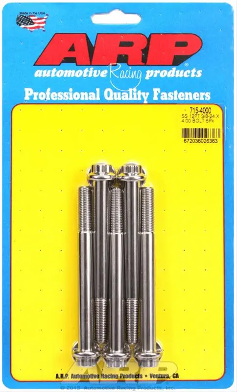 Arp 715-4000 Stainless Steel Bolt Kit – High-Strength Fasteners For Engine And Chassis Applications 1