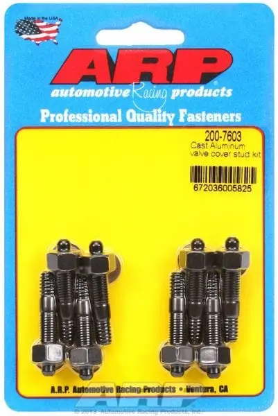 Arp Ar200-7603 Valve Cover Stud Kit With Black Oxide Finish 1